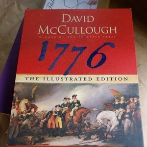 1776 Illustrated Edition Coffee Table Book - Red Cover